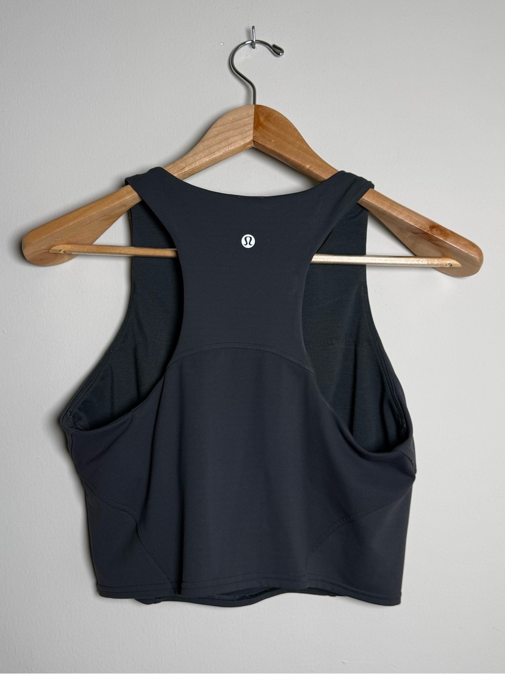 Lululemon | High-Neck Longline Sports Bra Tank Top | Gray | Size 10 - Picture 2 of 7